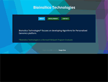 Tablet Screenshot of bioinsilico.com